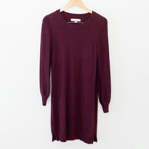 LOFT Maroon Sweater Dress Size Medium